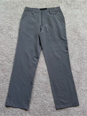 Oakley Men's Take Pro Performance Golf Pants Gray Size 30 Regular Slit Hem